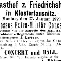 1879-01-27 Kl Friedrichshof Militaerkonzert 1